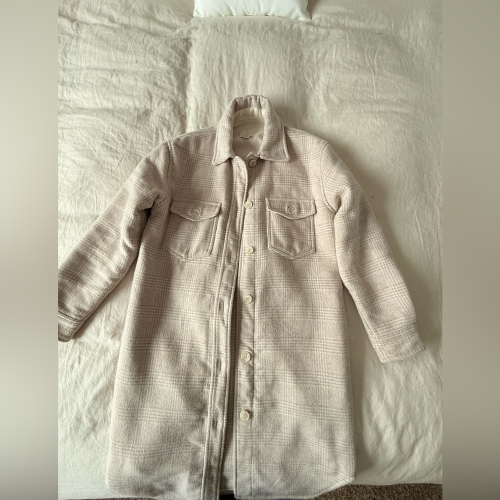 Joie Cream Shacket